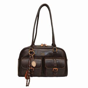3665 vintage shoulder bag , stand oil bag handbags, small cute y2k leather